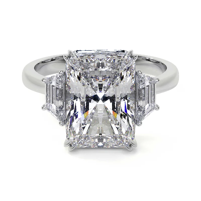 Radiant Cut Diamond Ring, 5 CT