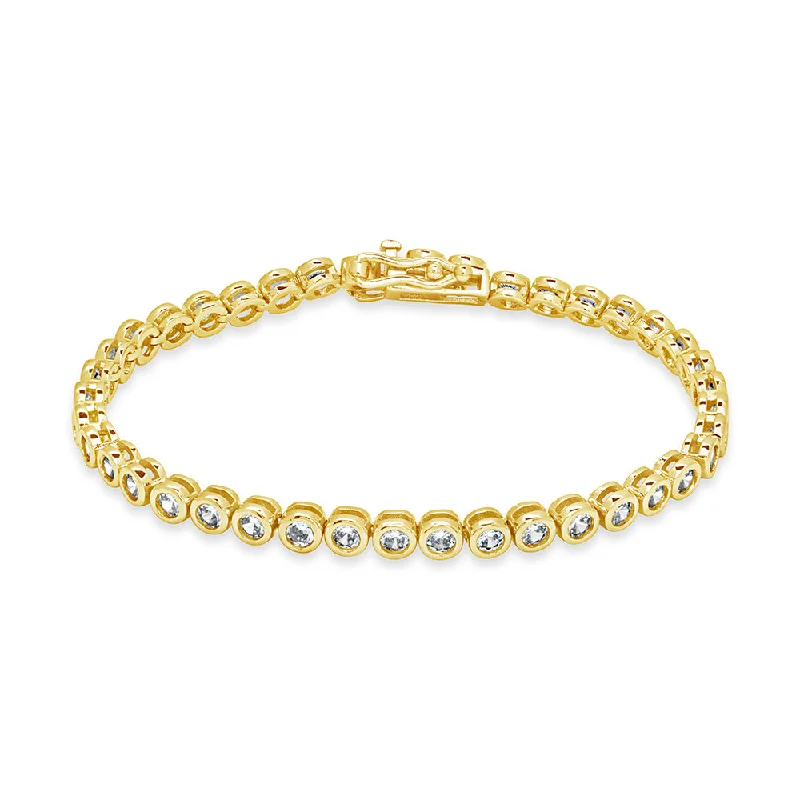 Bryn Bezel CZ Tennis Bracelet