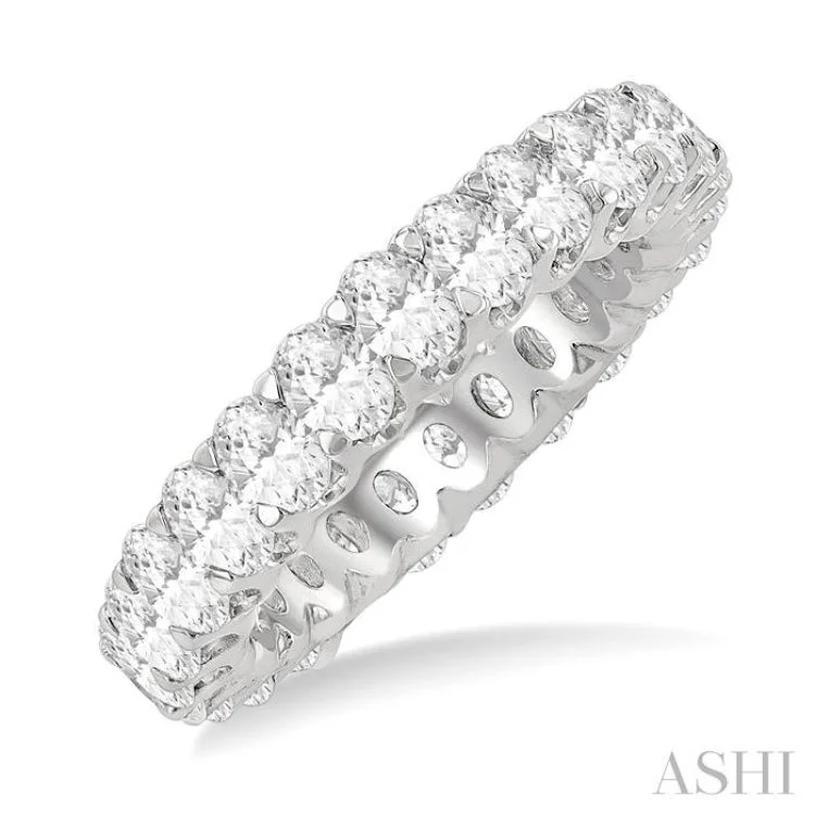 3.00CTOVDM ETERNITY BAND WG 14K-H*