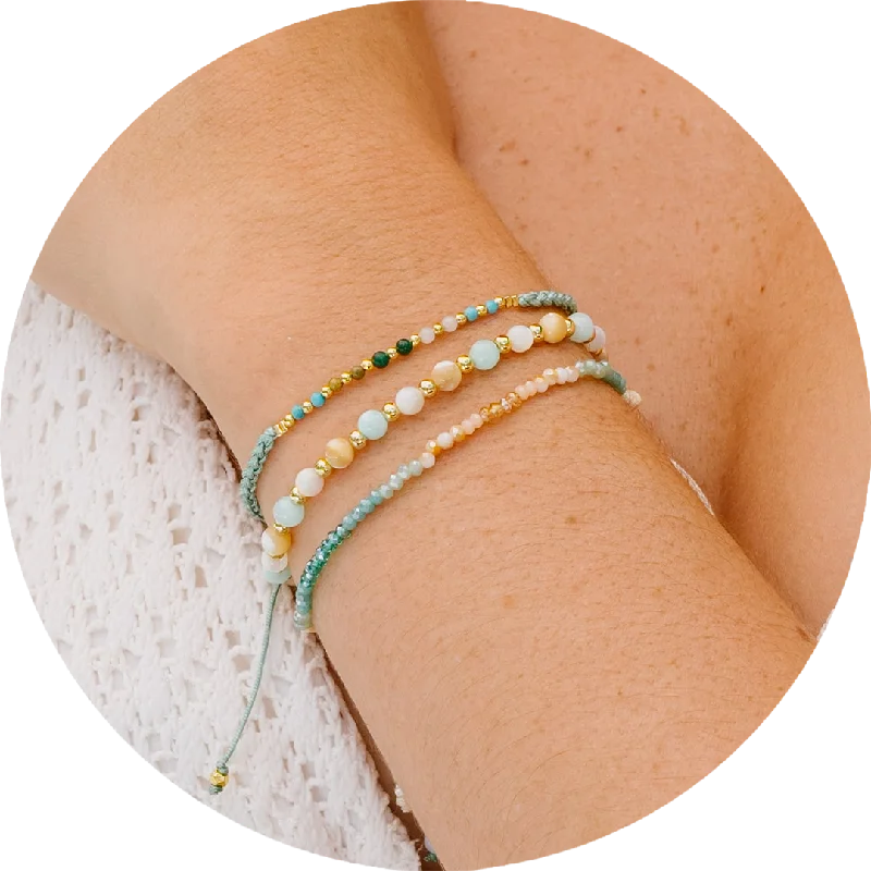 Imagination & Inner Peace 4mm Bracelet Stack