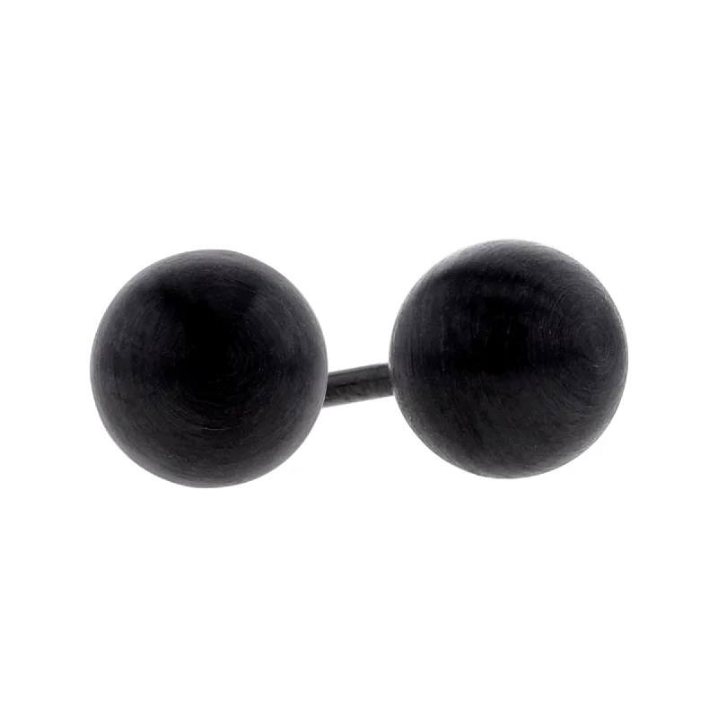 Johnny Stainless Steel Ball Earrings 6mm