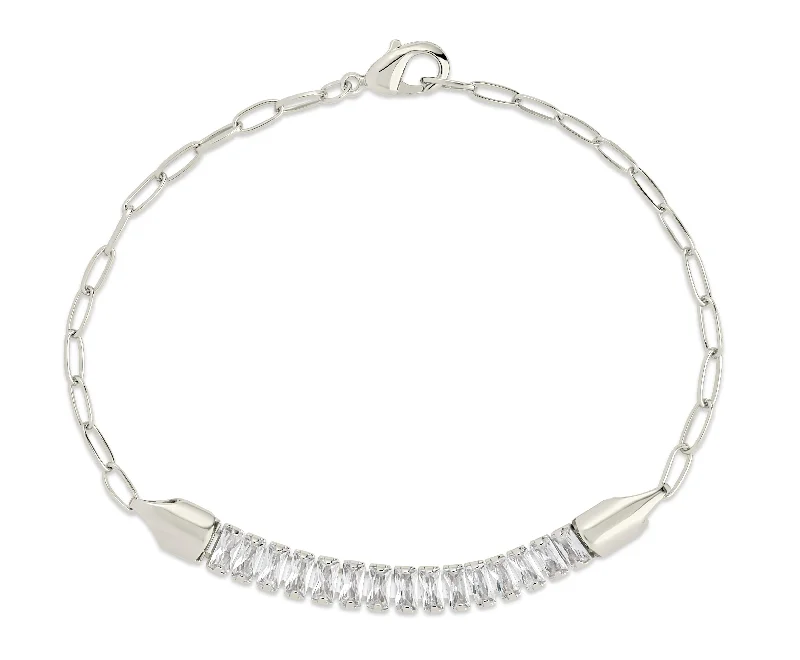 Mackenna CZ & Chain Bracelet