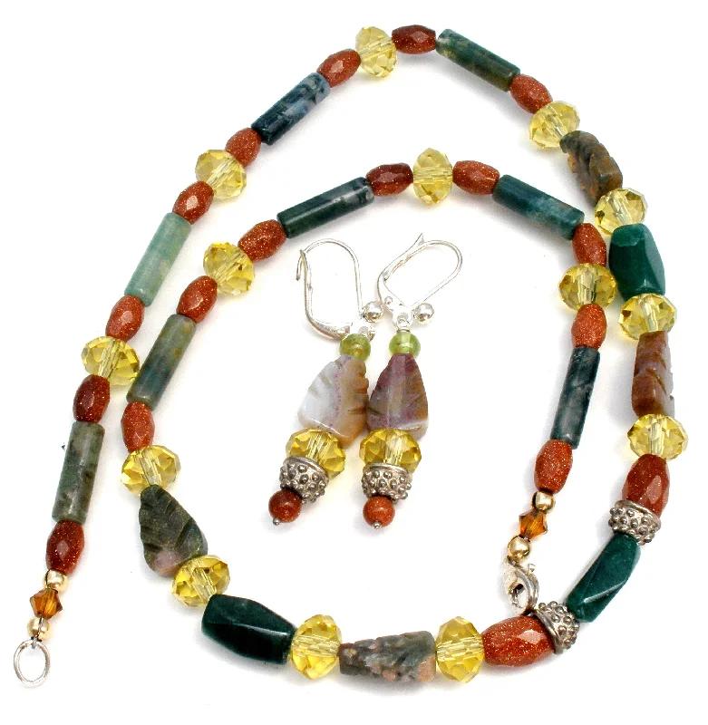 Roger Wagoner Designs Gemstone Necklace Set