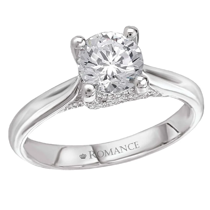 Romance Diamond Accent Solitaire Engagement Ring