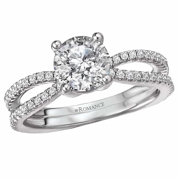 Romance Open Twist Engagement Ring