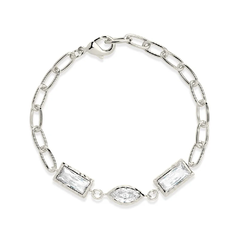 Tate CZ Chain Bracelet