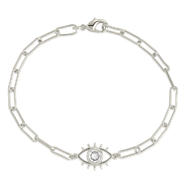 Vail CZ Evil Eye Bracelet