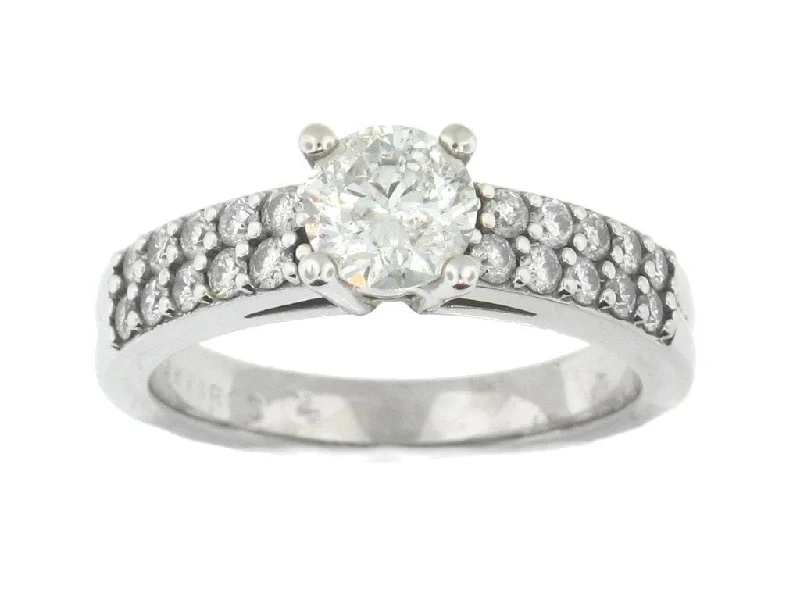 White Gold Diamond Engagement Ring.