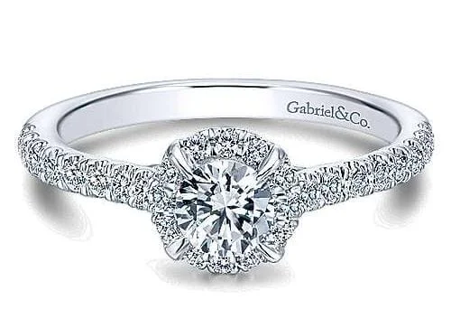 White Gold Diamond Engagement Ring.