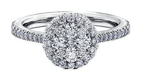 White Gold Diamond Engagement Ring.