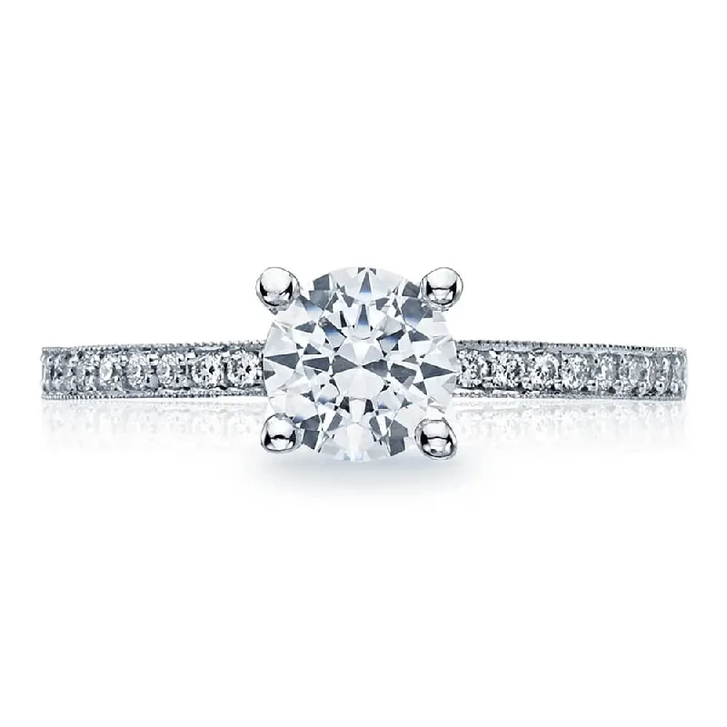 Tacori 18K White Gold Round Solitaire Engagement Ring 41-1.5RD65W